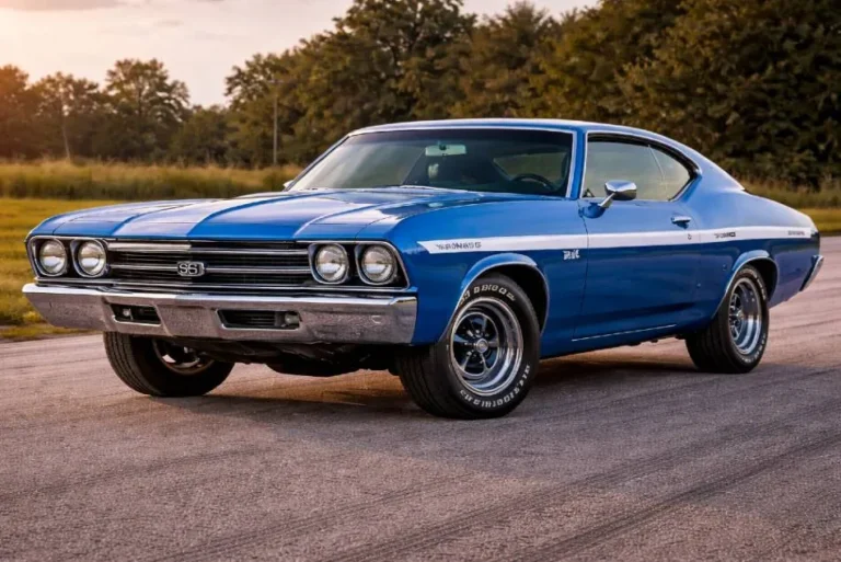 69 Chevrolet COPO Chevelle with Yenko documentation showing one of approximately 323 factory ordered Central Office Production Order Chevelles equipped with the L72 427 cubic inch engine producing 425 horsepower and 460 lb-ft of torque ordered through Chevrolet's COPO system to circumvent GM's corporate ban on engines larger than 400 cubic inches in mid-size passenger cars with 99 of the 323 units sold through Don Yenko's dealership in Canonsburg Pennsylvania