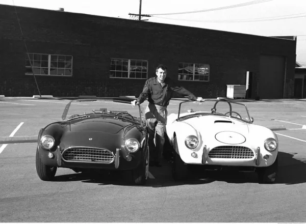 carroll-shelby with 2 cobras
