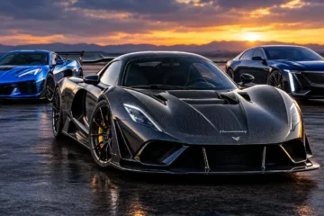 Most expensive American cars in 2026 including the Hennessey Venom F5 at approximately 2.1 million dollars with 1817 horsepower and 311.07 mph verified top speed the Cadillac Celestiq starting in the low 400000 dollar range with 819 horsepower and only approximately 25 units produced per year the Lucid Air Sapphire at 250500 dollars with 1234 horsepower and 0-60 in 1.89 seconds and the Chevrolet Corvette ZR1X at 207395 dollars with 1250 horsepower and under 2 seconds to 60 mph representing the complete range of American automotive ambition from Texas hypercars to Michigan hand-built luxury