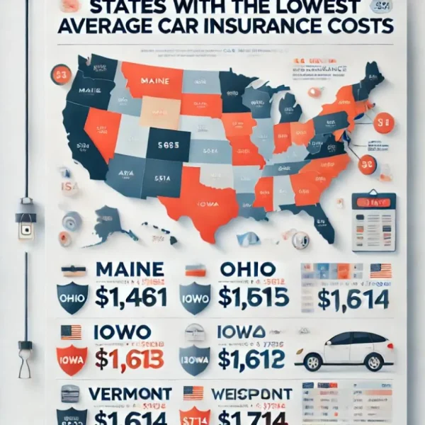 States With the Lowest Average Car Insurance Costs States With the Lowest Average Car Insurance Costs