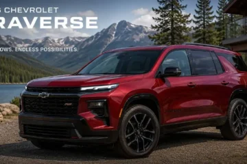 2026 Chevrolet Traverse three-row midsize SUV available in four trims from the LT starting at 40800 dollars through the Z71 RS and High Country at 57295 dollars all powered by the same 2.5-liter turbocharged four-cylinder producing 328 horsepower and 326 lb-ft of torque with a standard 17.7-inch touchscreen class-leading 98 cubic feet of maximum cargo space and available Super Cruise hands-free driving on over 585000 miles of compatible roads