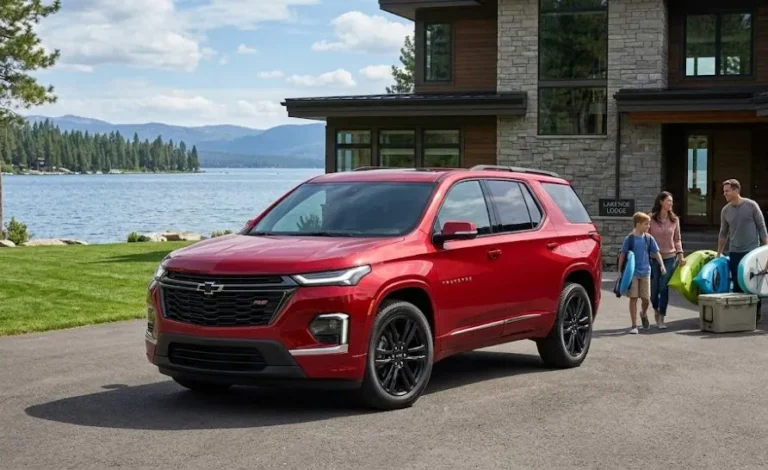 The 2026 Chevrolet Traverse starts at $40,800 and offers the largest standard touchscreen, the most cargo space, and available Super Cruise in the midsize three-row SUV class. Four trims. One engine across all of them. 98 cubic feet of maximum cargo. 32 inches of third-row legroom. Here is the complete honest guide to which version is right for your family.