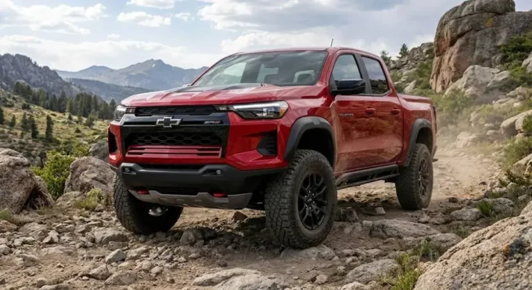 One engine. Five trims. 310 horsepower and 430 lb-ft of torque across all of them. The 2026 Chevy Colorado leads the midsize truck class in towing at 7,700 pounds, fits in a parking garage, and starts at $34,495. The ZR2 adds Multimatic dampers, a 3-inch lift, and Baja mode for those who need to go further. Here is the complete guide to choosing between them.
