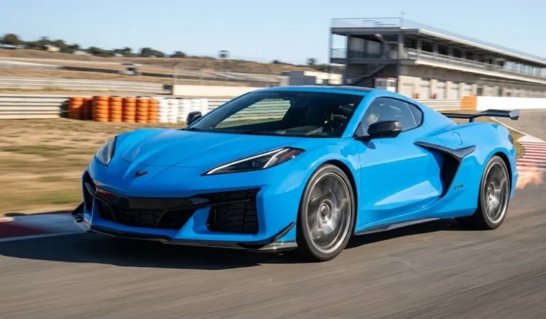 corvette z06 vs porsche 911 gt3 track comparison naturally aspirated value 2026 Chevrolet Corvette Z06 in track action demonstrating the naturally aspirated high revving performance characteristics that make it the most direct American rival to the Porsche 911 GT3 offering 670 horsepower and 2.6 seconds to 60 mph for 112100 dollars versus the 911 GT3s 502 horsepower 2.8 seconds to 60 mph at approximately 170000 dollars