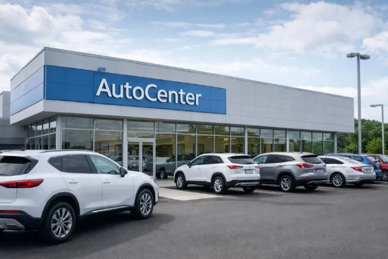 sell financed car dealer trade in simplest method lien payoff Car dealership exterior showing the environment where selling a financed car through a trade in or direct dealer sale is the simplest option because the dealership handles the lien payoff title transfer and paperwork directly with the lender while the seller receives any positive equity as a credit toward a new vehicle purchase or as a separate payment