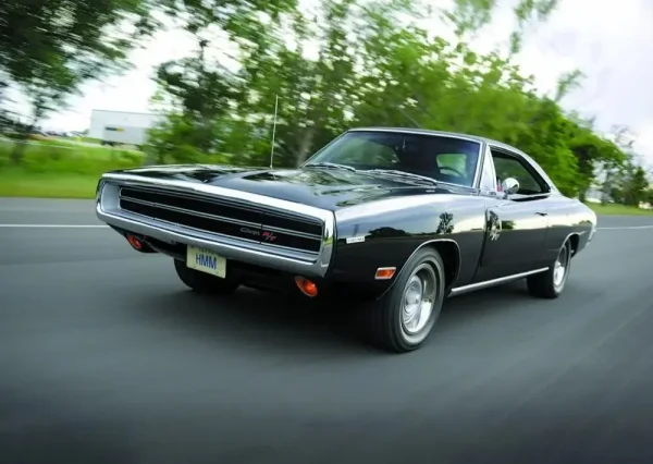 1970 Dodge Charger R⁄T cruising during the golden muscle era 1970 Dodge Charger R⁄T cruising during the golden muscle era