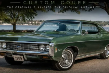 1969 or 1970 Chevrolet Caprice Custom Coupe showing the full-size American luxury sedan body in period color representing the complete history guide to the Chevrolet Caprice produced from 1965 through 1996 across six generations including police interceptor station wagon and 1994 to 1996 Impala SS applications with engines from the 307 cubic inch base V8 through the 454 cubic inch big-block producing 390 horsepower and the final LT1 5.7 liter V8 producing 260 horsepower in the last production years